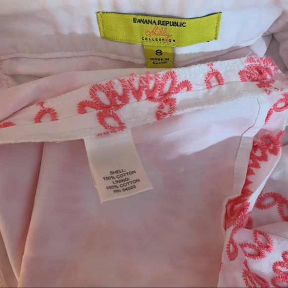 NWOT Banana Republic Milly CircleEmbroidered Skirt - Picture 5 of 5